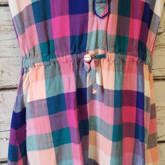 Cat & Jack Casual Pink Plaid Dress Size 6/6X - Picture 3 of 4